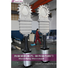 Bonnect Bolted Knife Gate Valve com V Tipo Delfection Cone